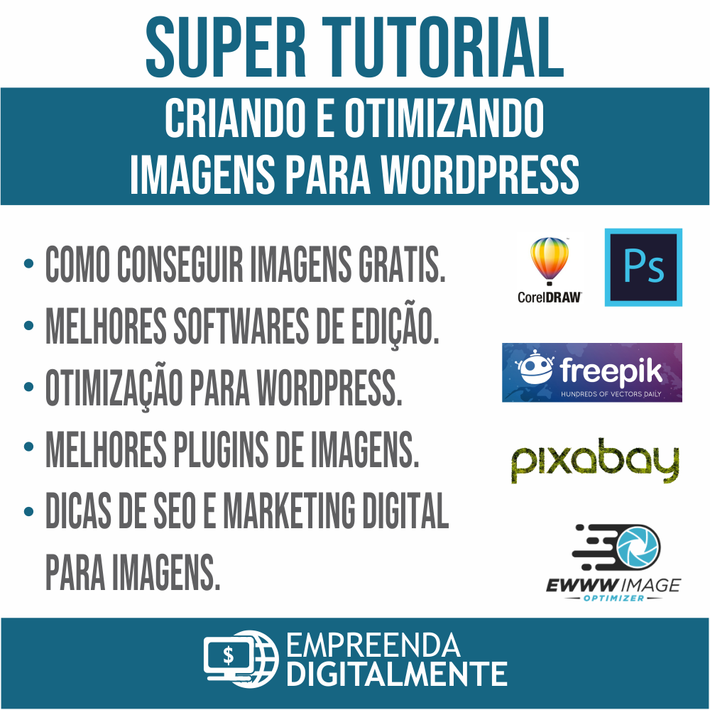 Como FAZER e OTIMIZAR as imagens no WordPress | Empreenda Digitalmente