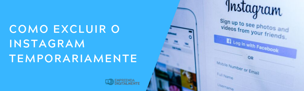 como excluir o instagram temporariamente